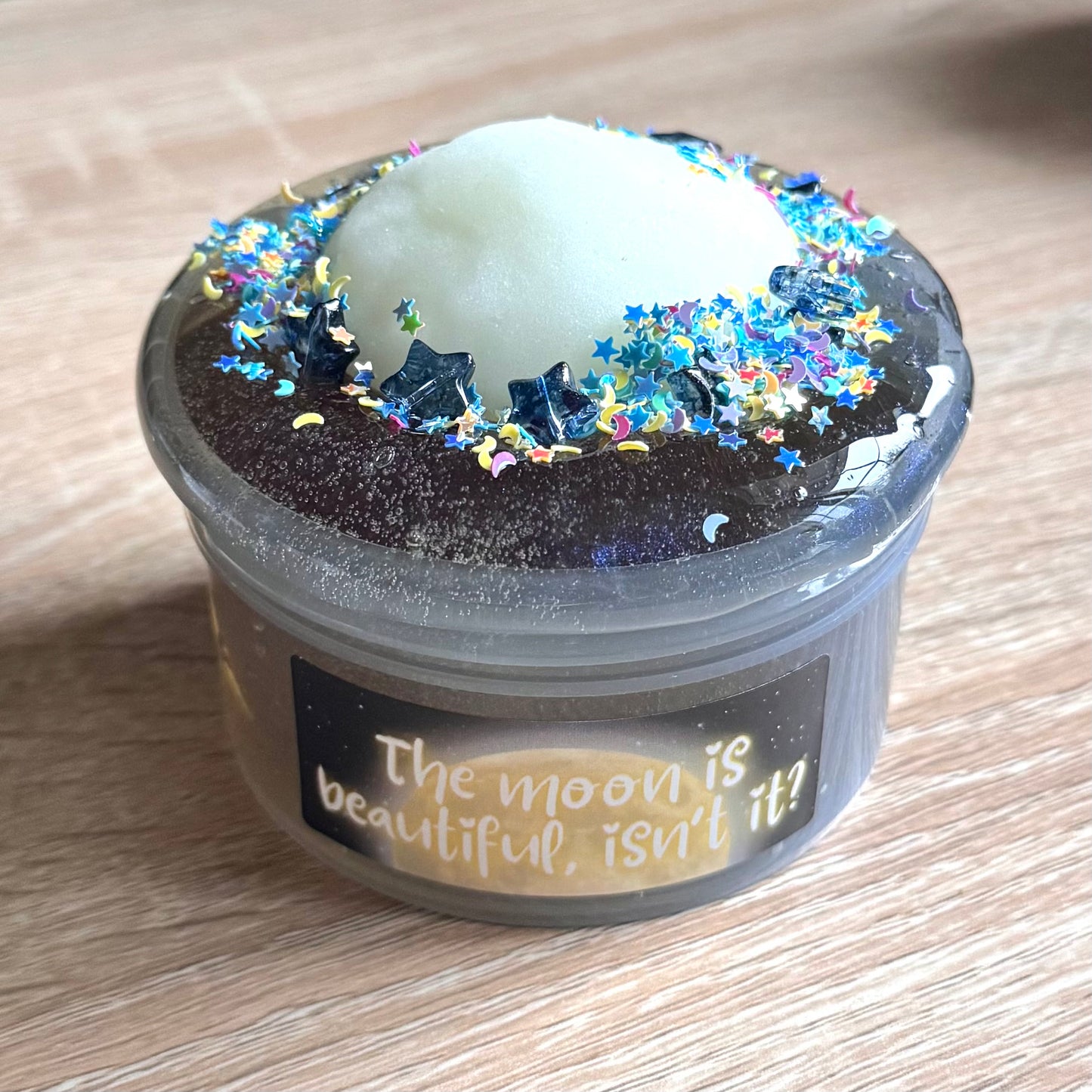 THE MOON IS BEAUTIFUL, ISN'T IT?