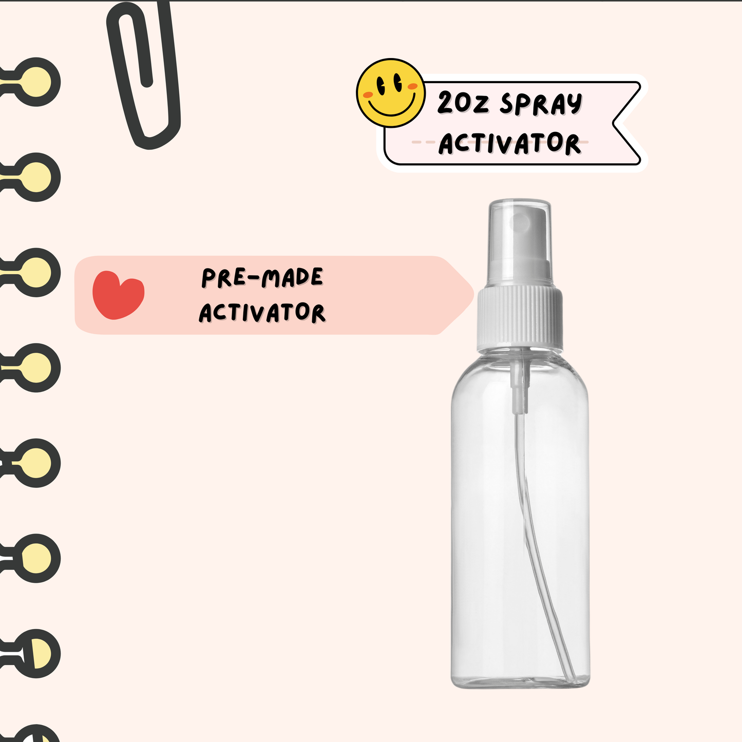 2OZ ACTIVATOR SPRAY BOTTLE