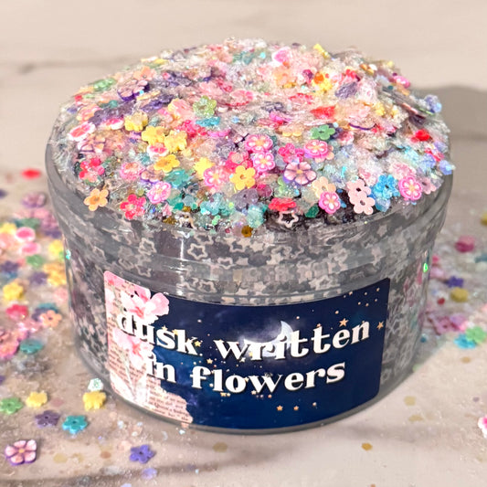 DUSK WRITTEN IN FLOWERS